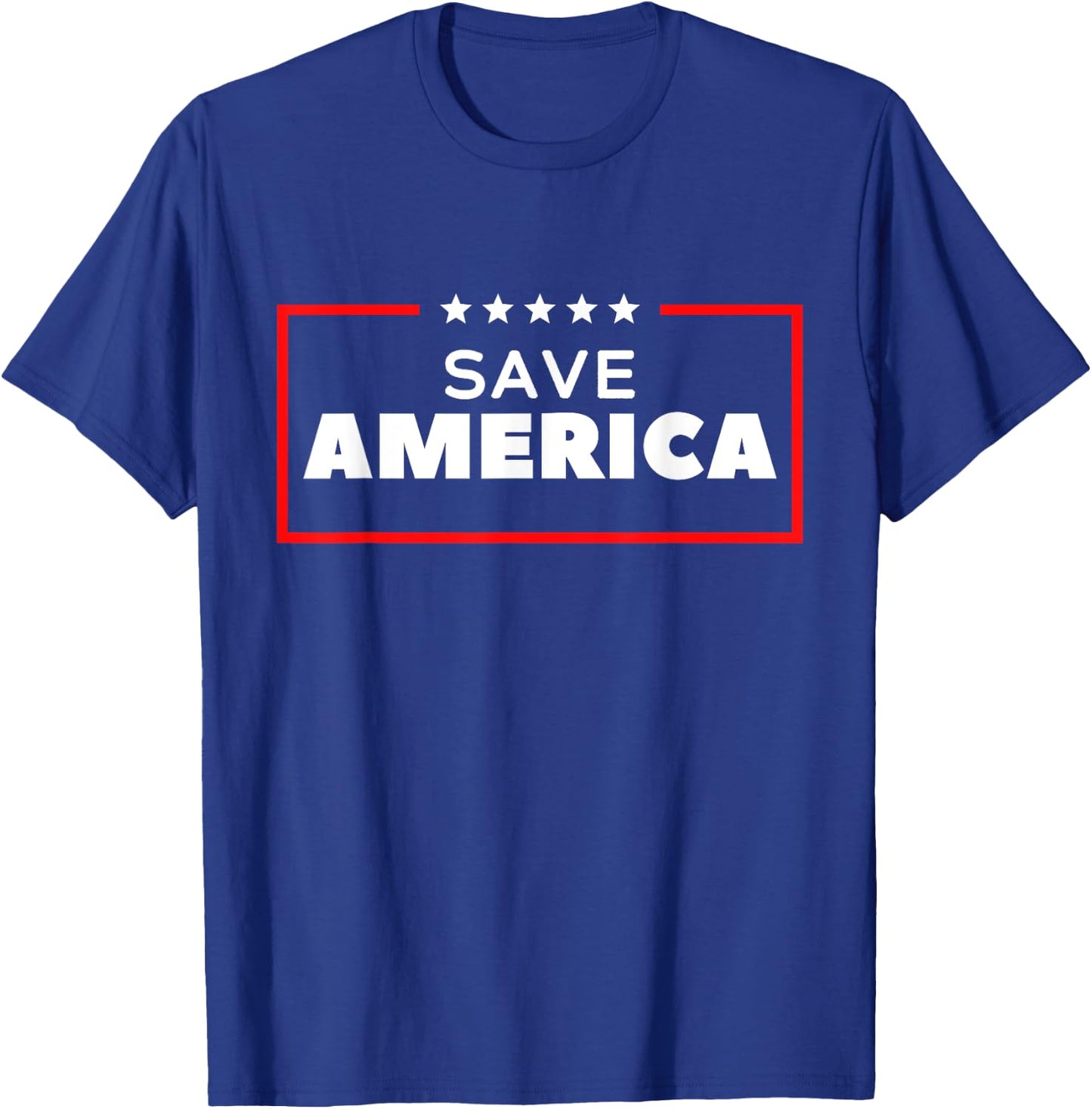 Save America USA American Patriot T-Shirt - T-Shirt | Royal