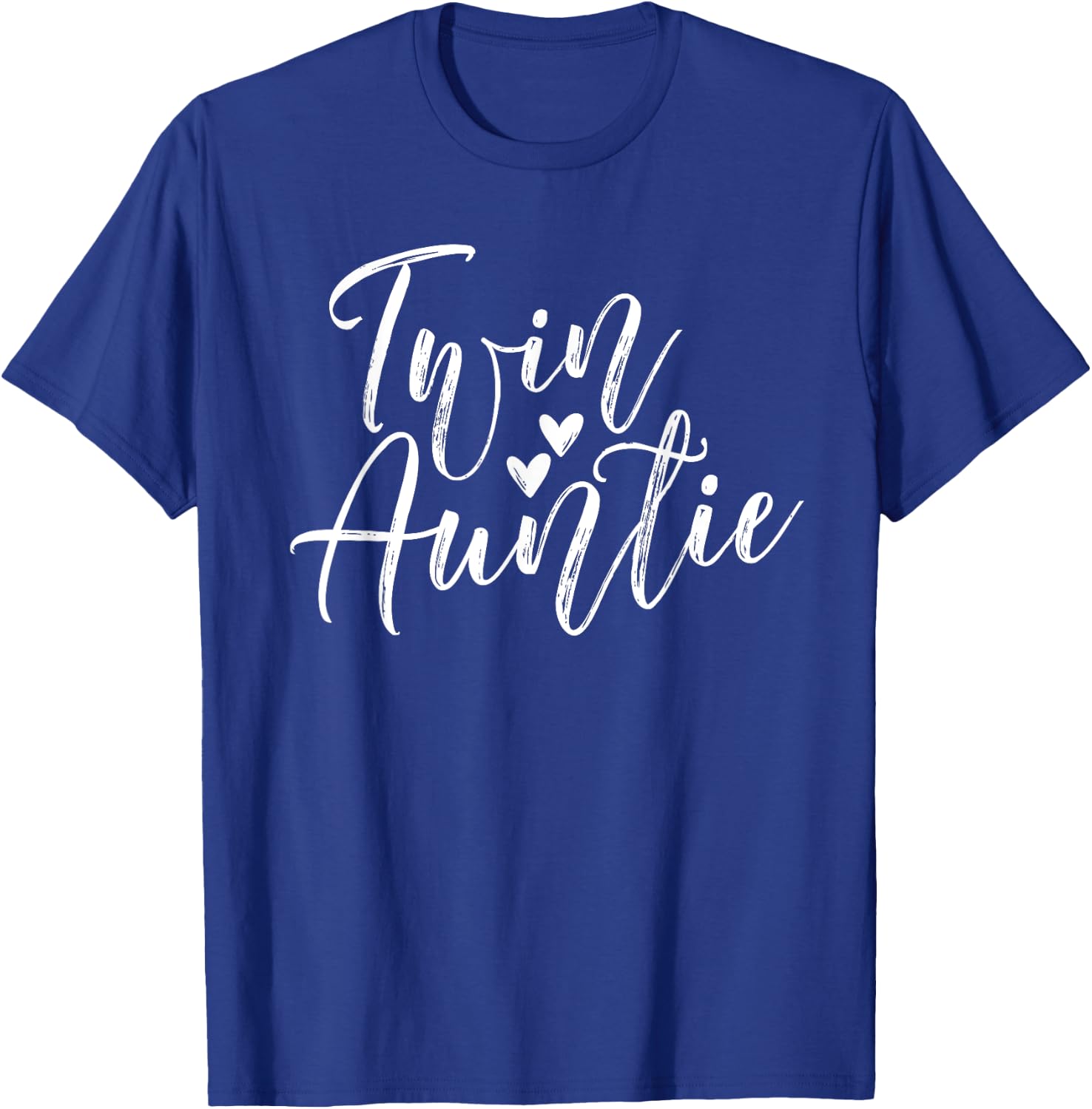 Cute Aunt of Twins Twin Auntie T-Shirt - T-Shirt | Royal