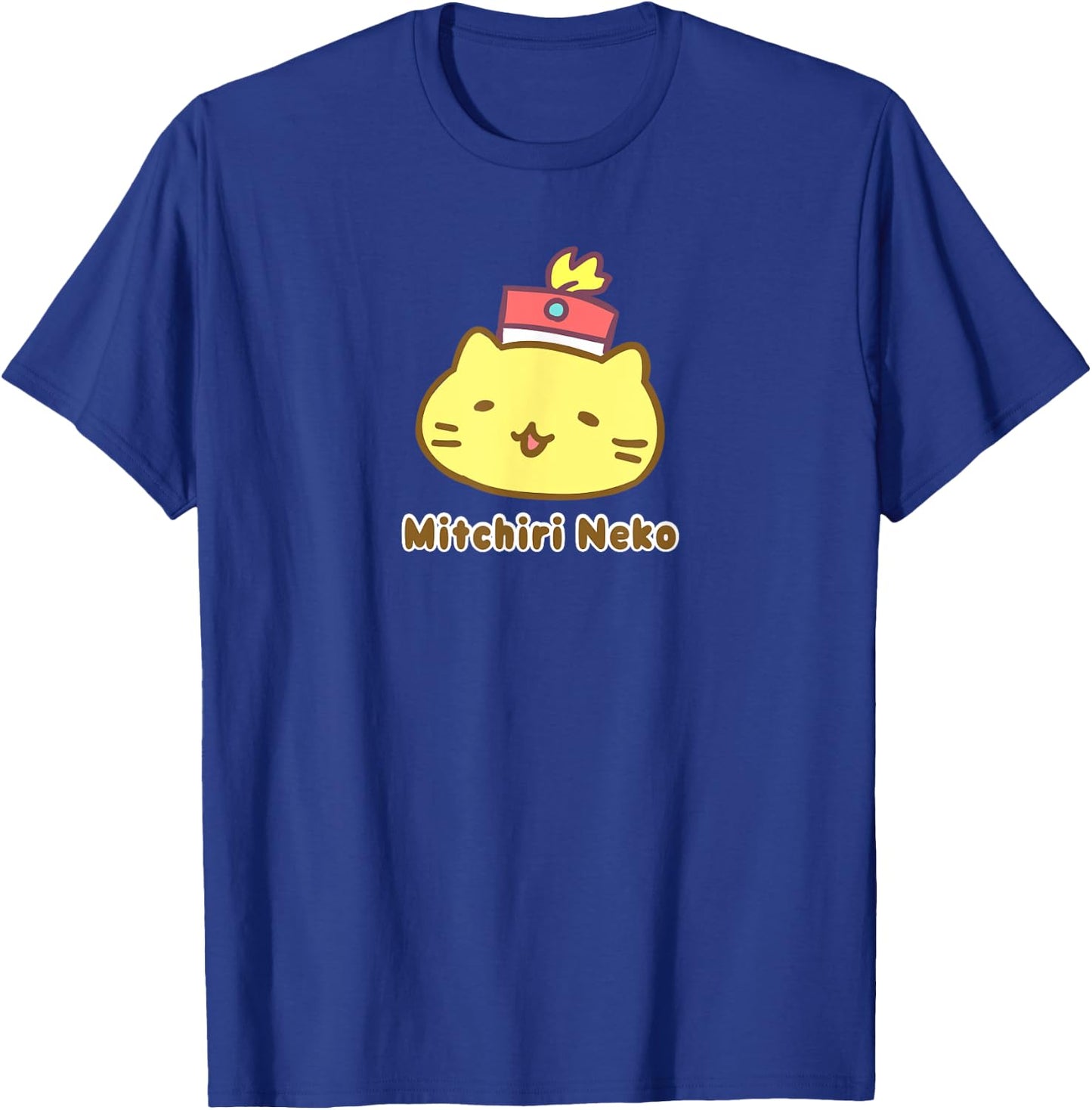 Mitchiri Neko March Cute Cat! T-Shirt - T-Shirt | Royal