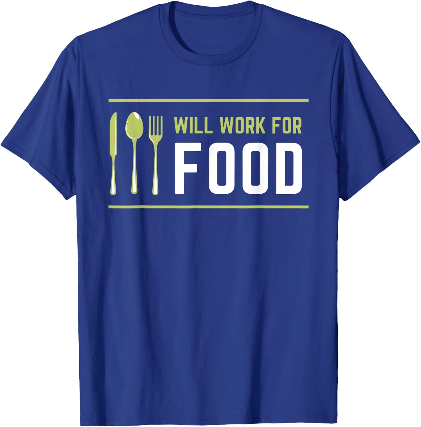 Funny Foodie Dad Gift Friend Foodie Gift Men Women T-Shirt - T-Shirt | Royal