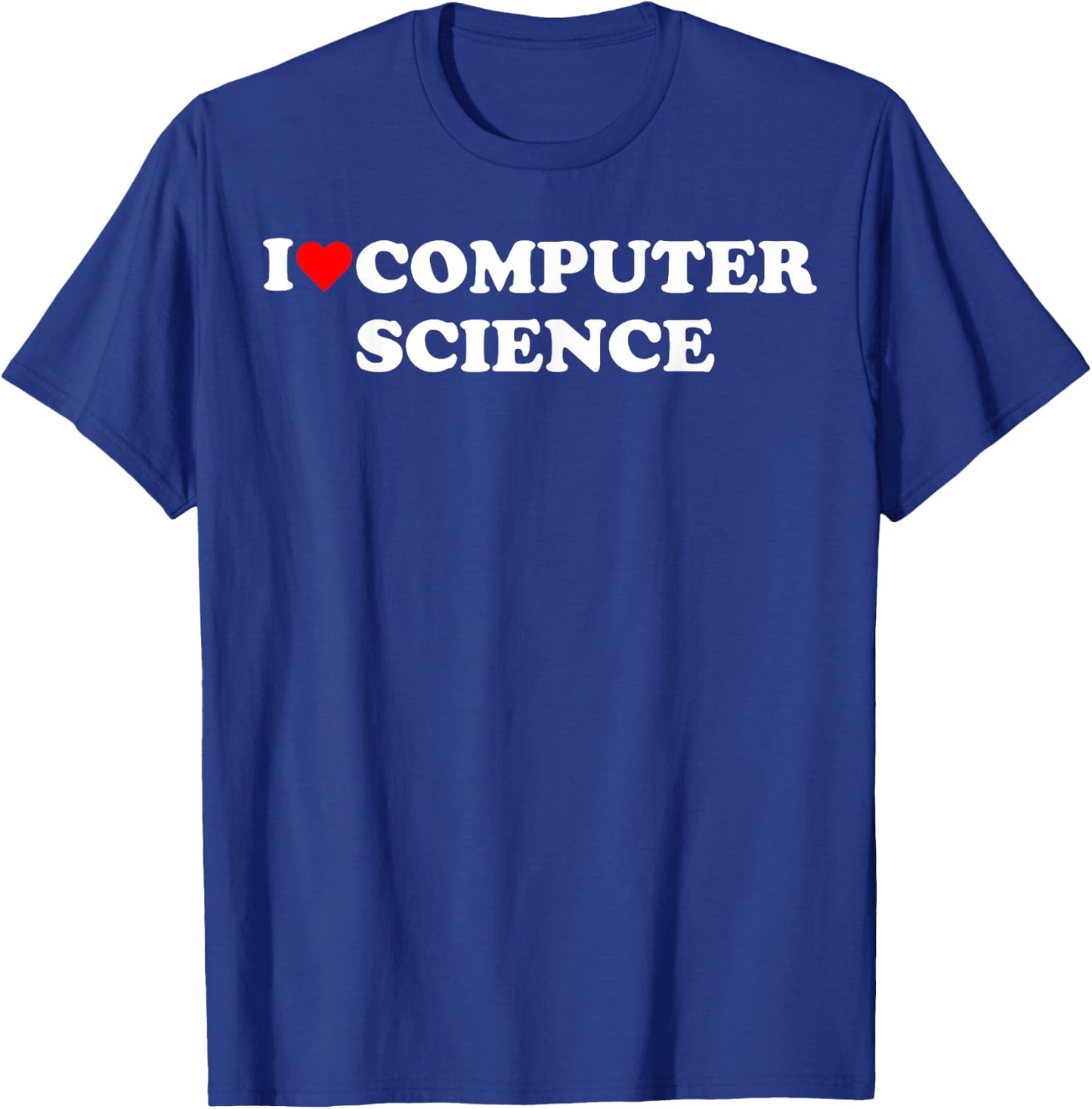 I heart computer science I love computer science programmer T-Shirt - T-Shirt | Royal