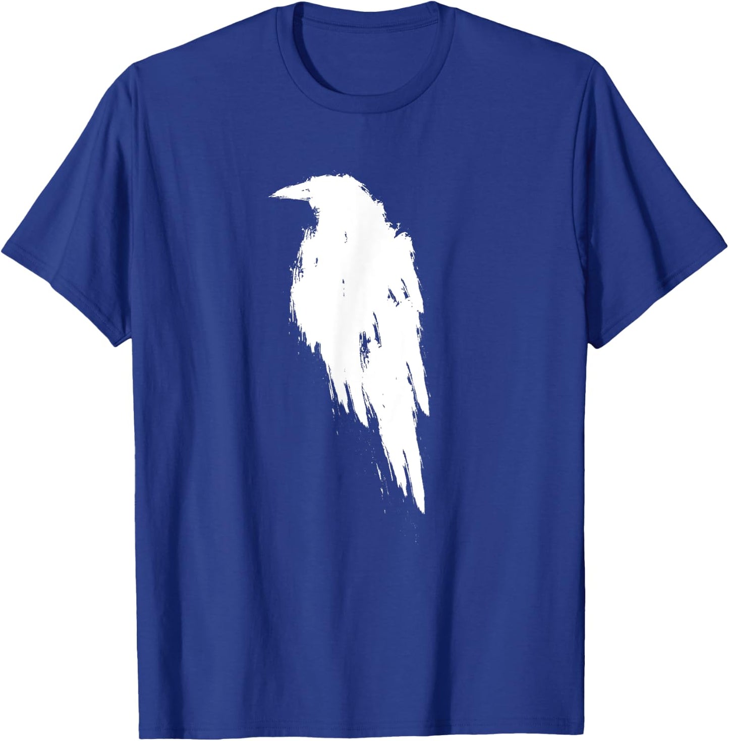 Retro Vintage White Raven Crow T-Shirt - T-Shirt | Royal