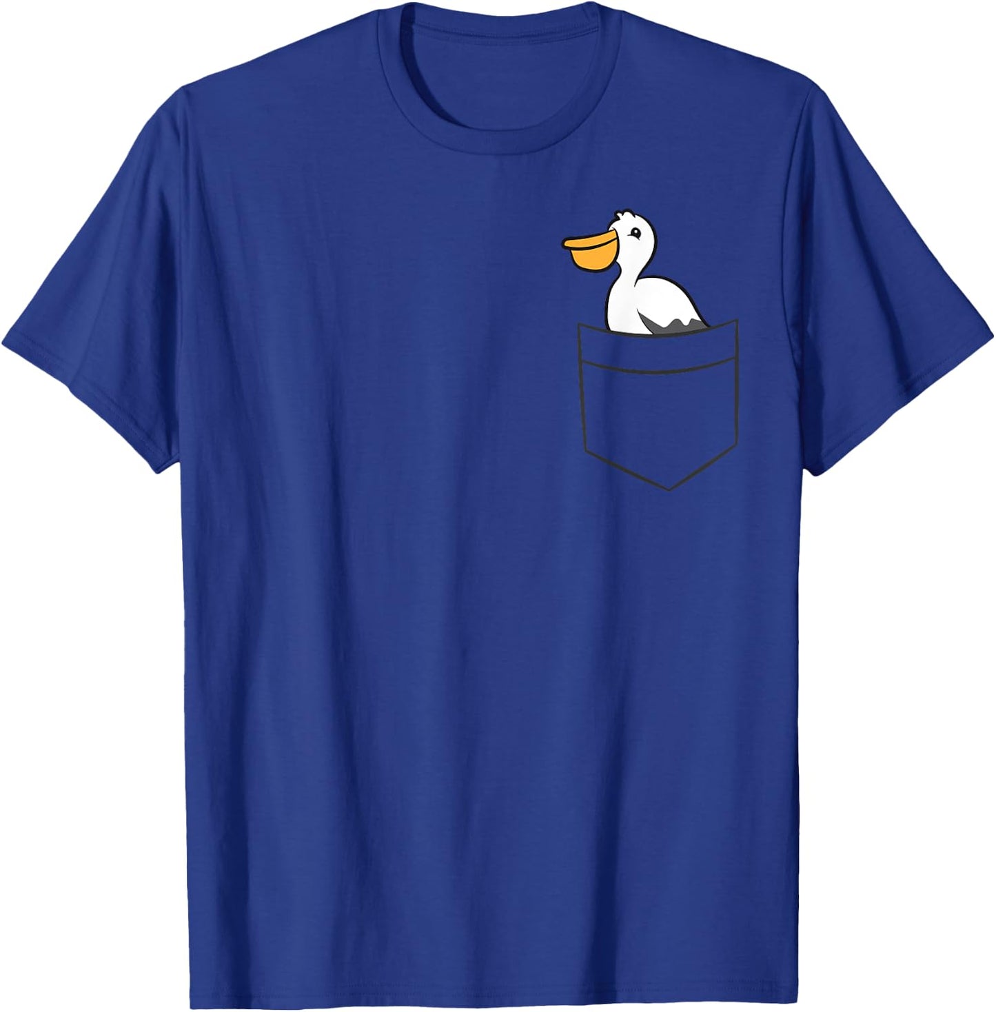 Pelican In The Pocket Love Pelicans T-Shirt - T-Shirt | Royal
