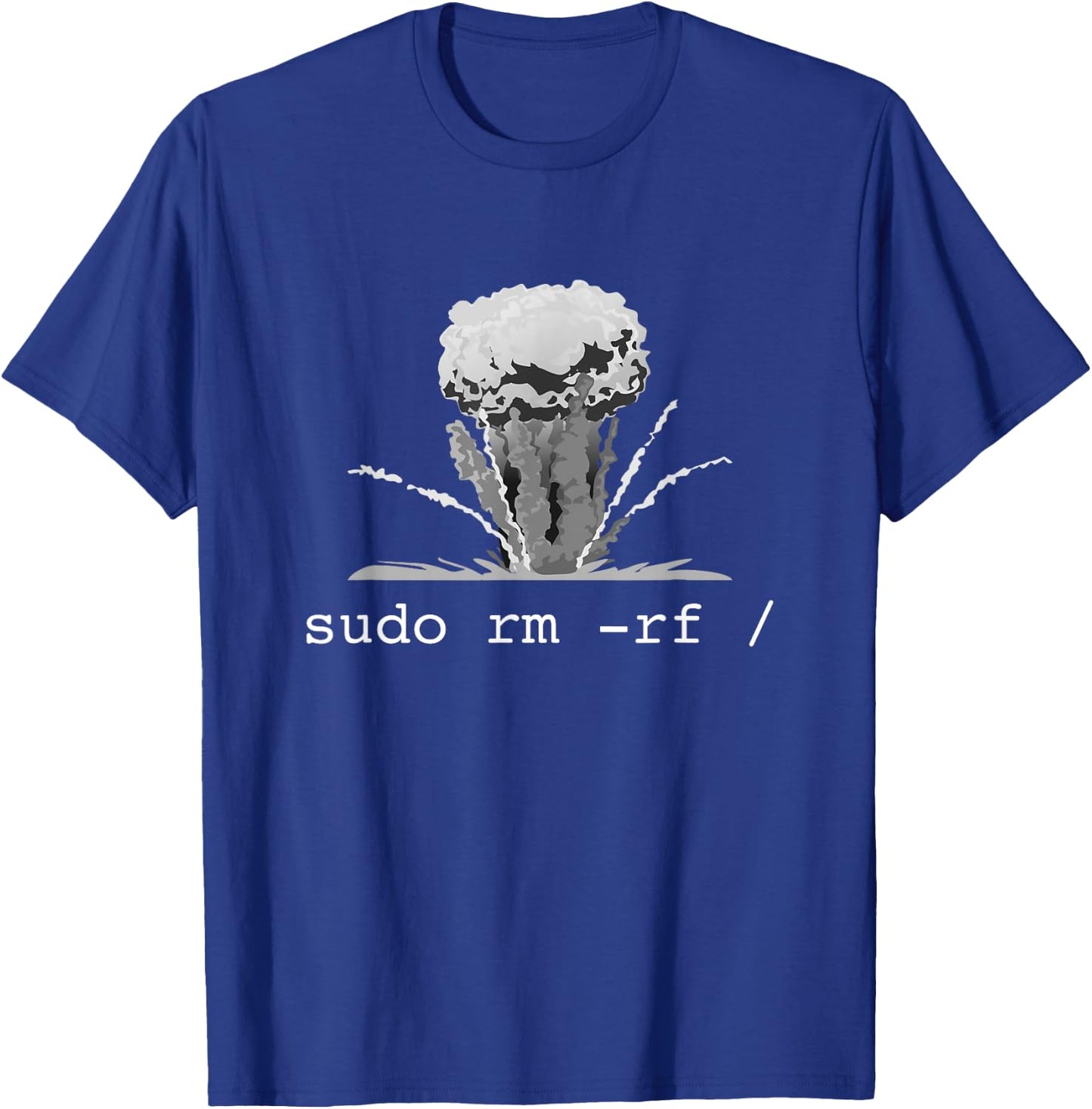 Linux - Funny Linux Gift Command Sudo RM RF Women T-Shirt - T-Shirt | Royal