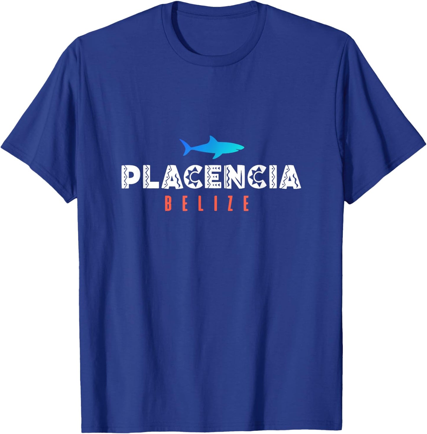 Placencia Belize Shark Scuba Diving Gift T-Shirt - T-Shirt | Royal