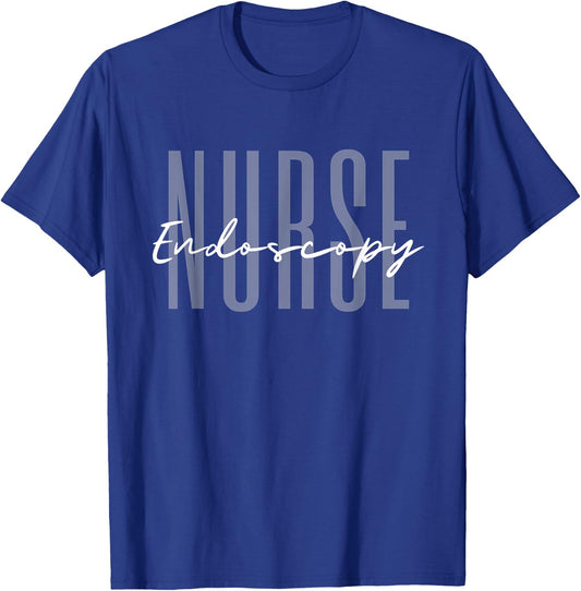 Endoscopy Nurse Endo Nurse Colon Nursing Gastroenterology GI T-Shirt - T-Shirt | Royal