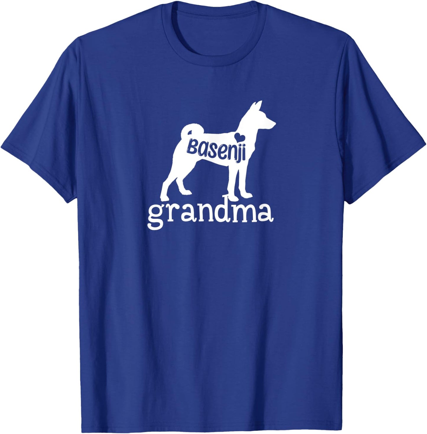 Basenji Dog Grandma Lover Gifts Cute Dog Mom Owner T-Shirt - T-Shirt | Royal