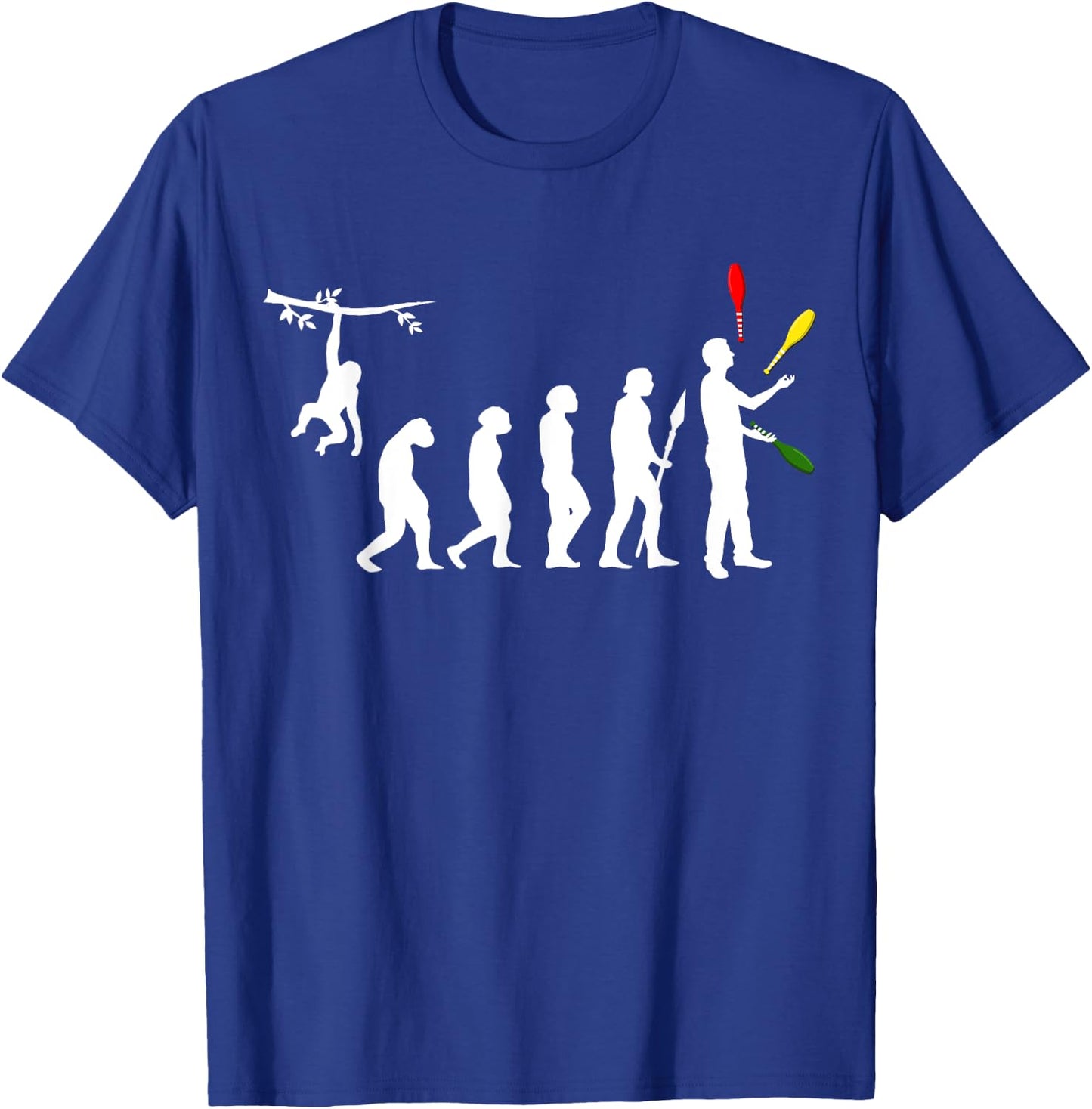 Juggling Evolution Juggling Balls Beginners Gifts Juggling T-Shirt - T-Shirt | Royal