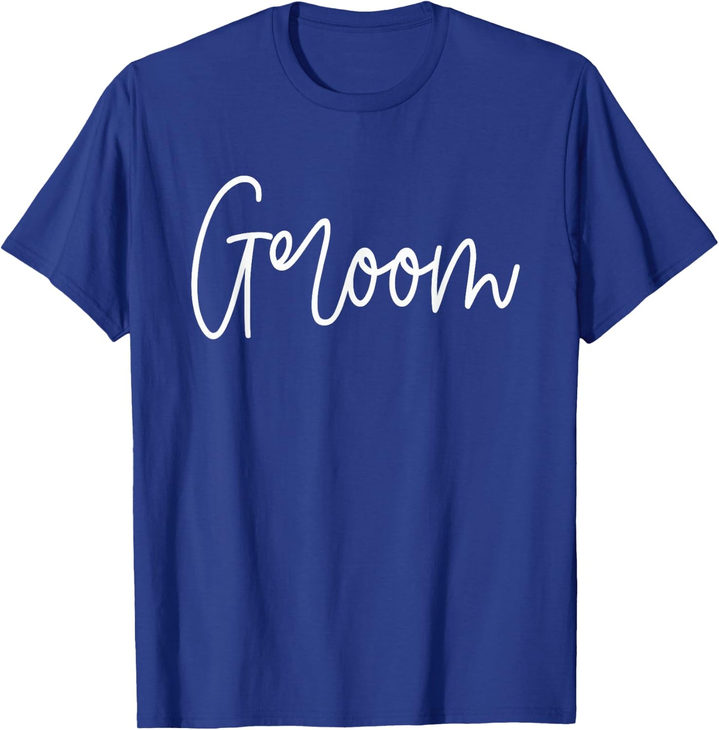 Funny Matching Getting Ready Bride And Groom Wedding Groom T-Shirt - T-Shirt | Royal
