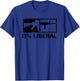 0% Liberal - Republican 2nd Amendment AR15 Rifle Funny Gun T-Shirt - T-Shirt | Royal