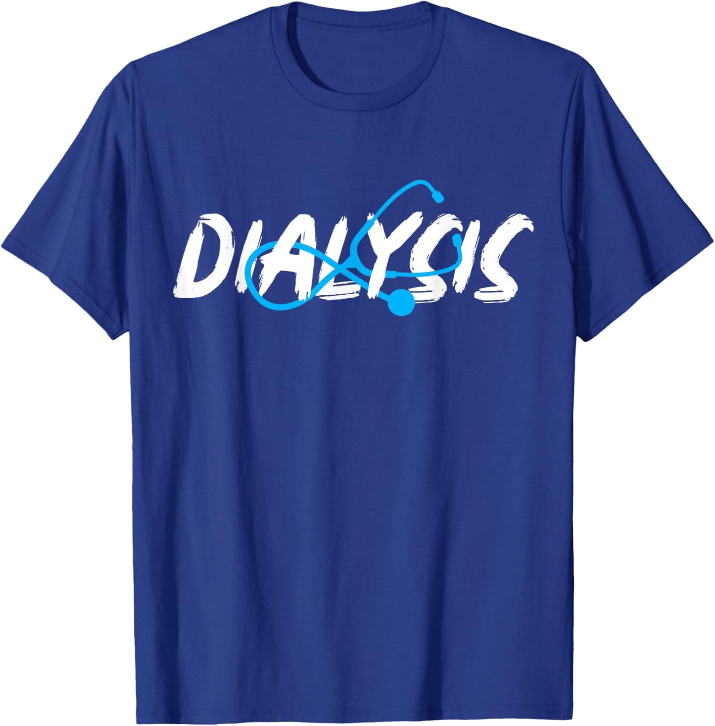 Dialysis Nephrology Technician Nurse Gifts Women's Black Modern T-Shirt - T-Shirt | Royal