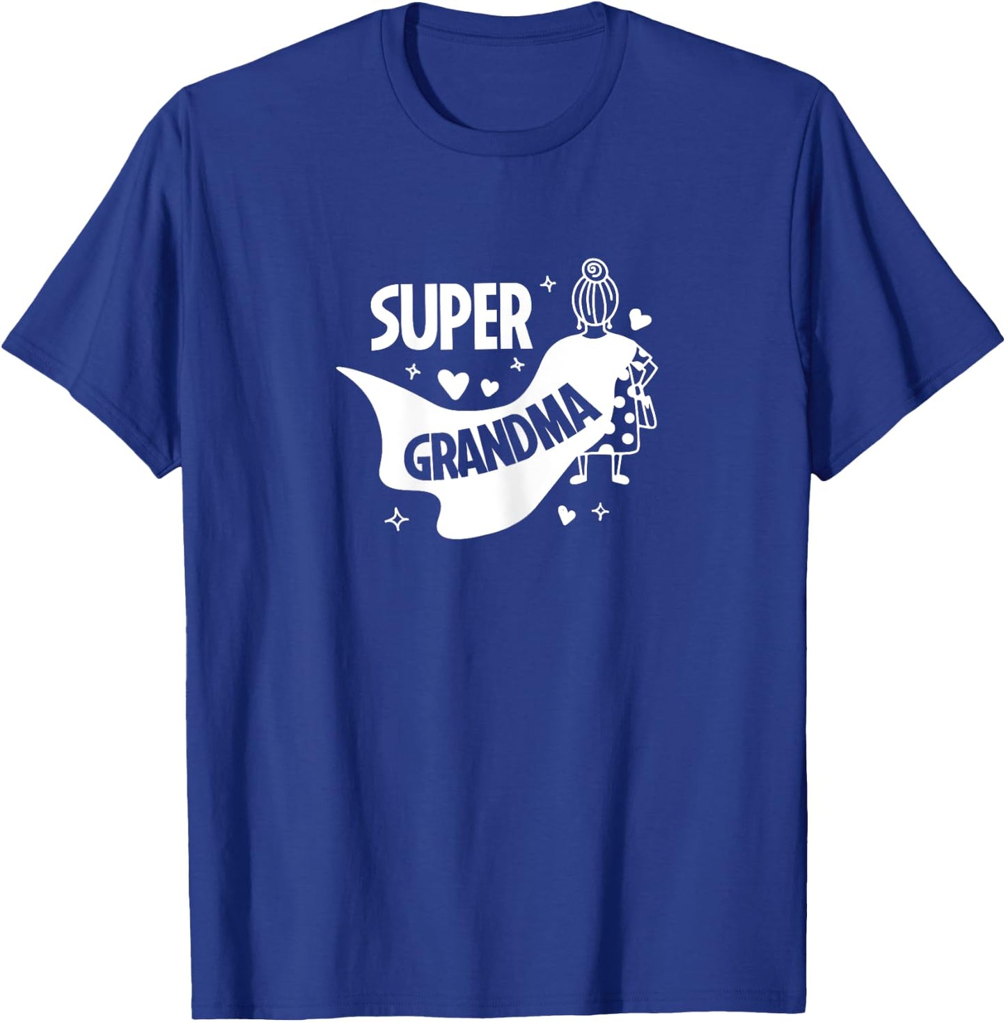 Cute Super Grandma Superhero T-Shirt - T-Shirt | Royal