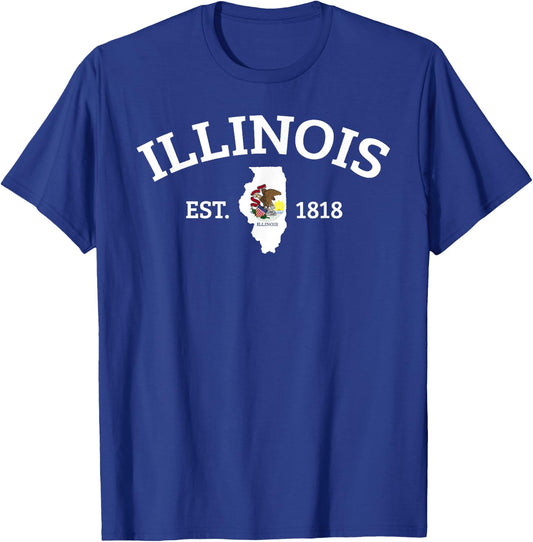 Illinois Lovers T-Shirt - T-Shirt | Royal