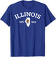 Illinois Lovers T-Shirt - T-Shirt | Royal