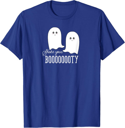 Shake Your Booty Halloween Cute Ghosts Funny T-Shirt - T-Shirt | Royal