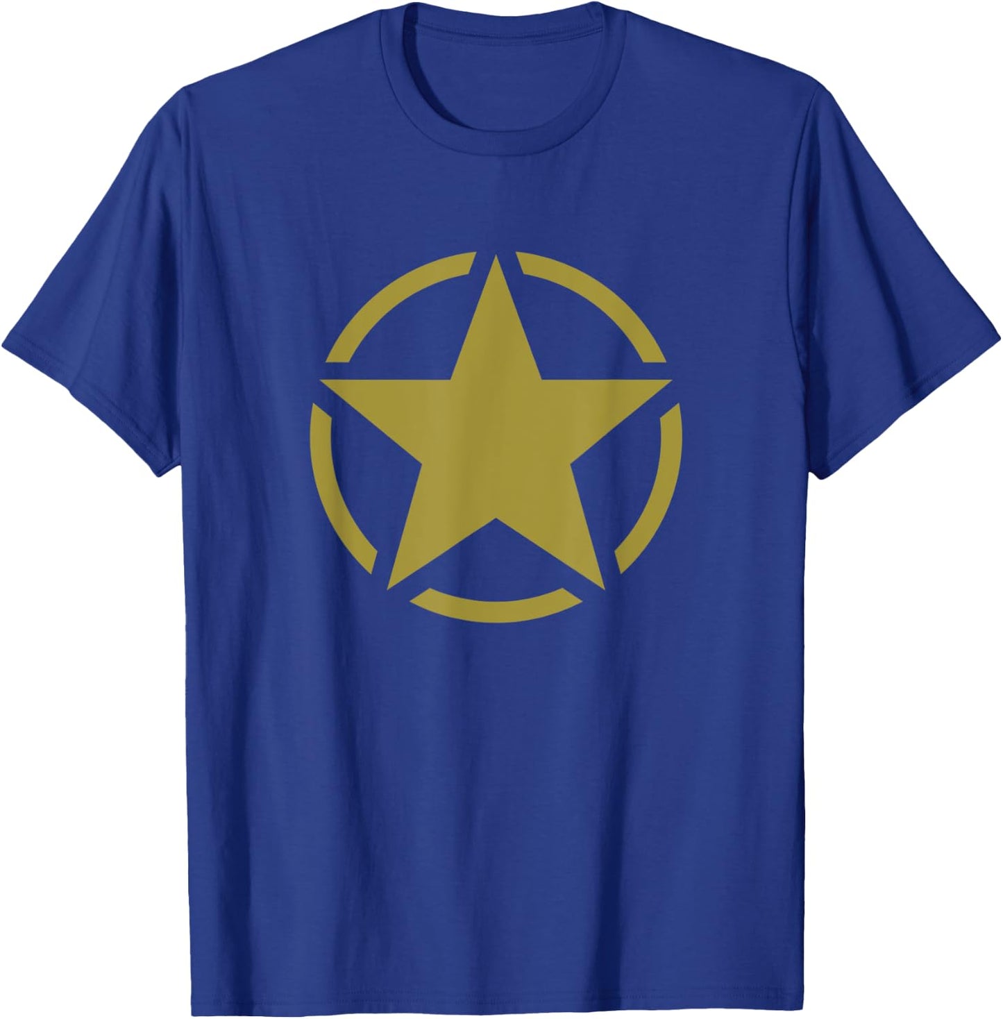 World War Two WW2 Allied Star in Circle T-Shirt - T-Shirt | Royal
