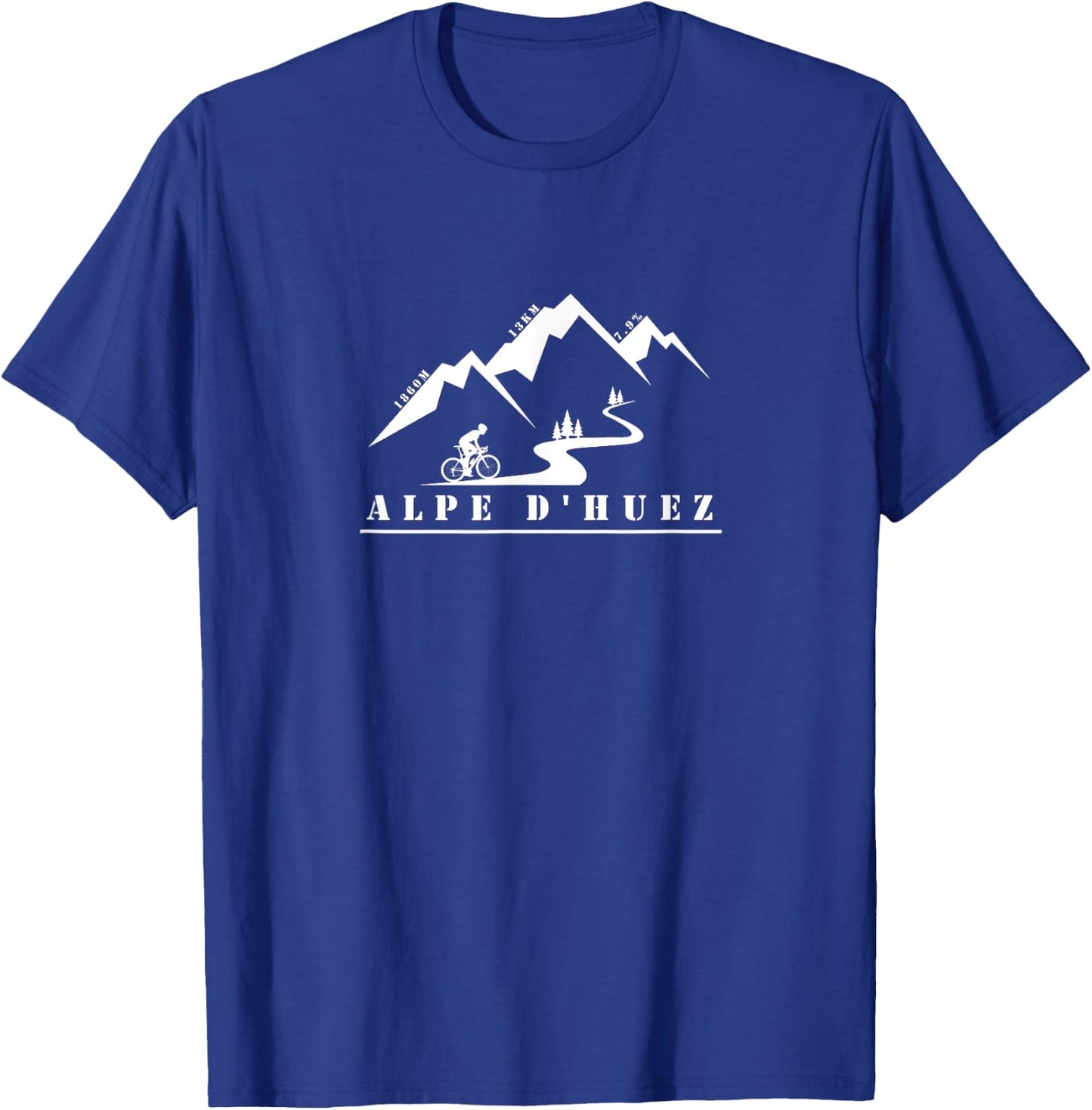 Alpe d'Huez, bicycle, bicycle, France, Alps, tour, cycling T-Shirt - T-Shirt | Royal