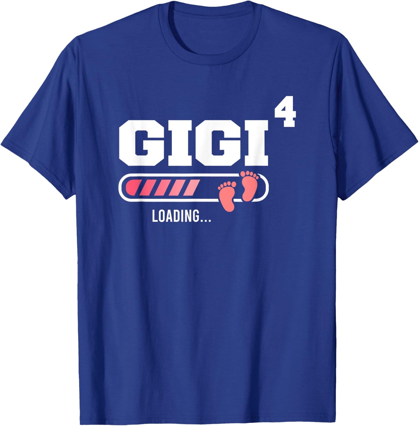 Gigi 4 Fourth Time Gigi Funny Gigi Of Four Mother's Day T-Shirt - T-Shirt | Royal