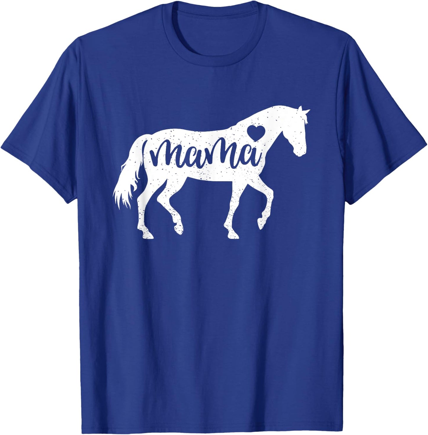 Horse Mama Mothers Day Shirt Mom Lover Gift Cute Women T-Shirt - T-Shirt | Royal