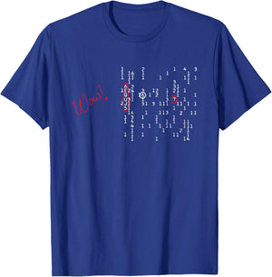 WOW! signal 6EQUJ5 15 Aug 1977 Big Ear SETI ET alien (light) T-Shirt - T-Shirt | Royal