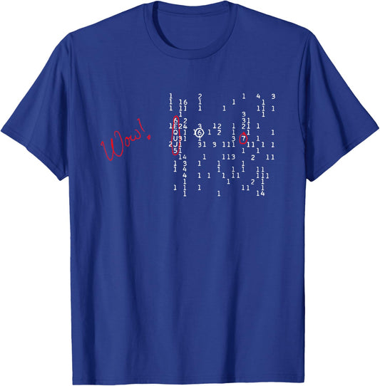 WOW! signal 6EQUJ5 15 Aug 1977 Big Ear SETI ET alien (light) T-Shirt - T-Shirt | Royal