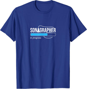 Future Sonographer merch Ultrasound Tech T-Shirt - T-Shirt | Royal