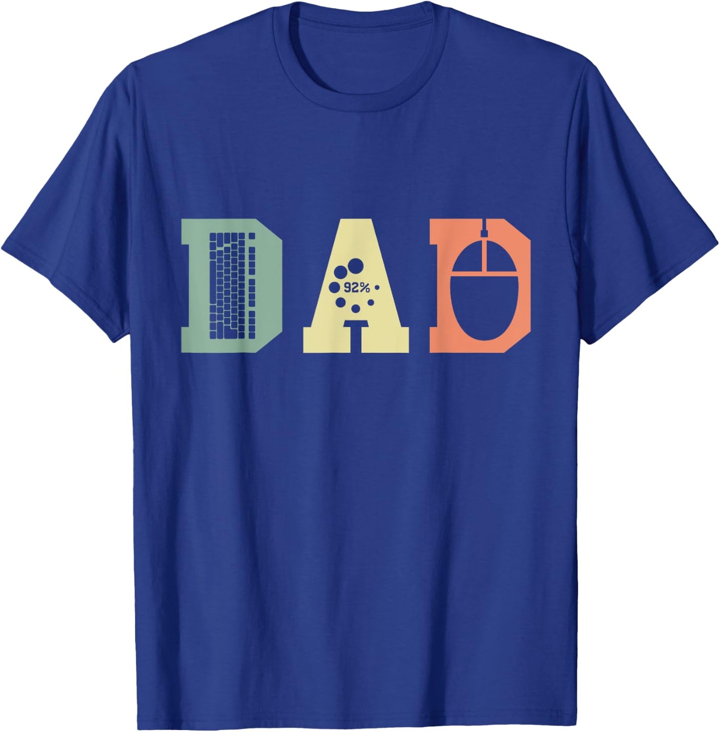 Programmer Dad Programming Software Developer Fathers Day T-Shirt - T-Shirt | Royal