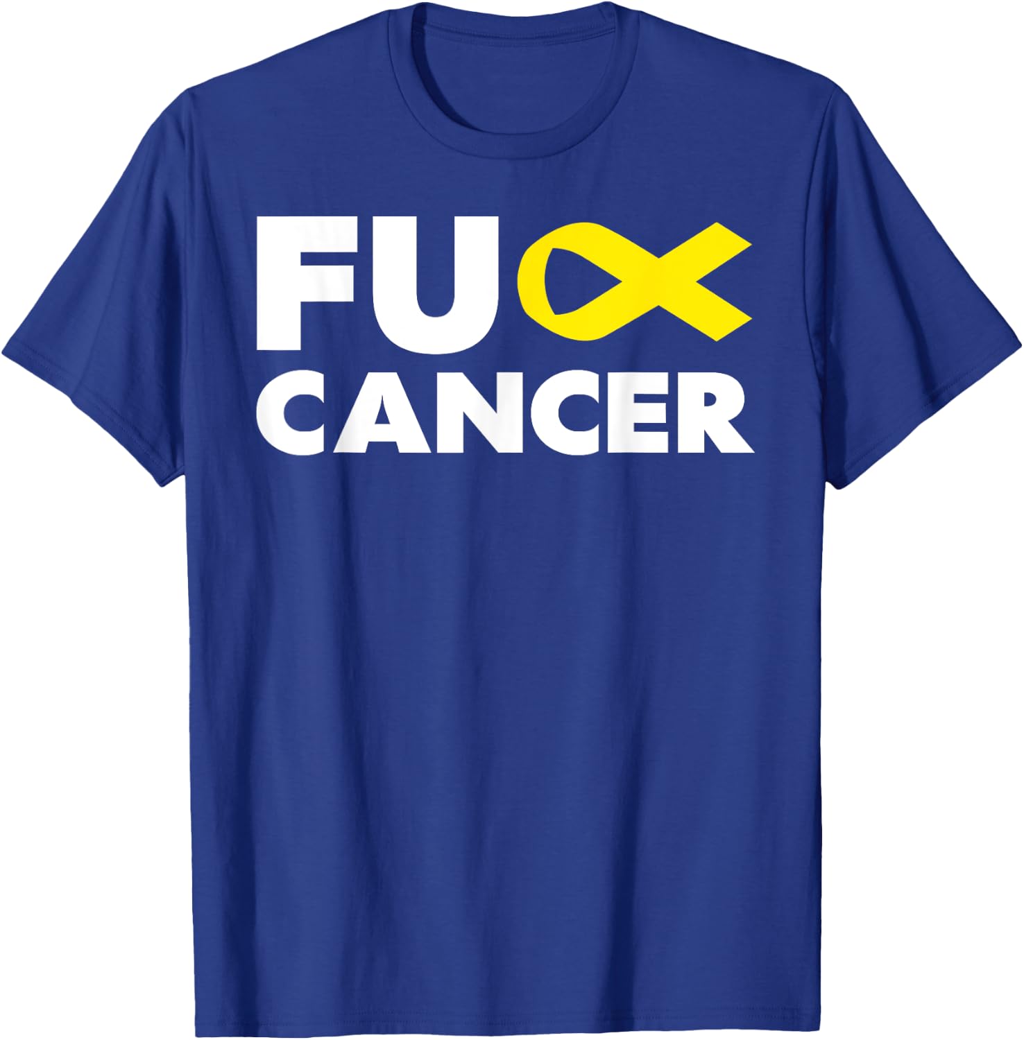 Fuck-Cancer - Fuck-Bone Cancer Awareness T-Shirt - T-Shirt | Royal