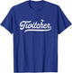 Birdwatcher Retro Birder Vintage Twitcher T-Shirt - T-Shirt | Royal