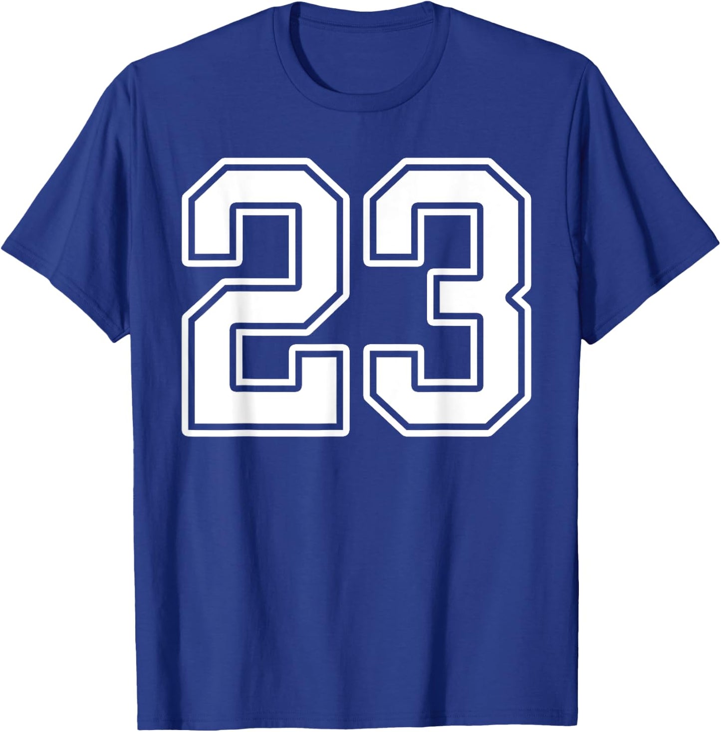 Number 23 Fan Player Jersey Style #23 Men Women Kids T-Shirt - T-Shirt | Royal