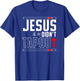 Jiu Jitsu Brazilian Bjj HD0 Jesus Didn't Tap Out Christian -Adults Black T-Shirt - T-Shirt | Royal