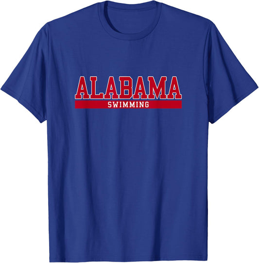 Alabama Swimming T-Shirt - T-Shirt | Royal