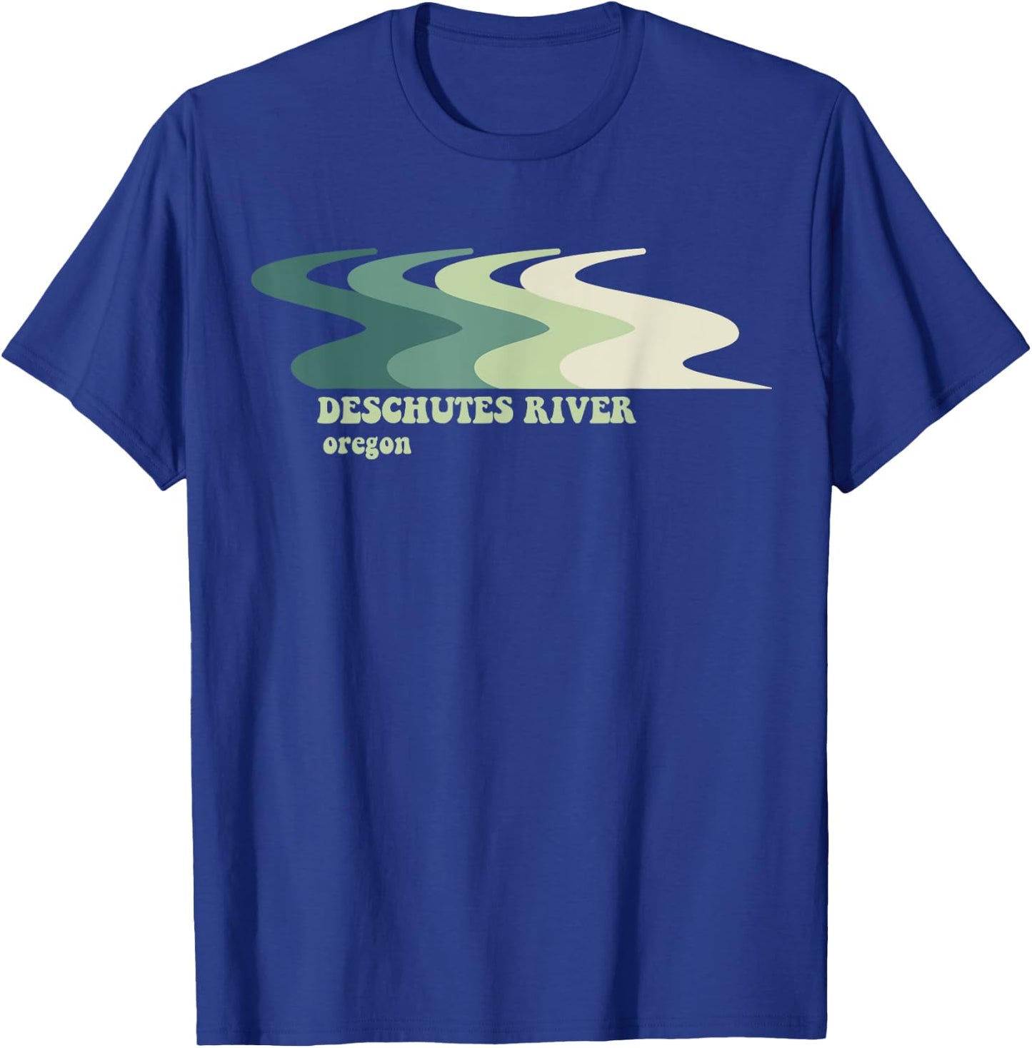 Deschutes River Oregon T-Shirt - T-Shirt | Royal