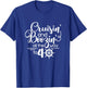 Cruisin' & Boozin' All The Way To 40 Cruise 40th Birthday T-Shirt - T-Shirt | Royal