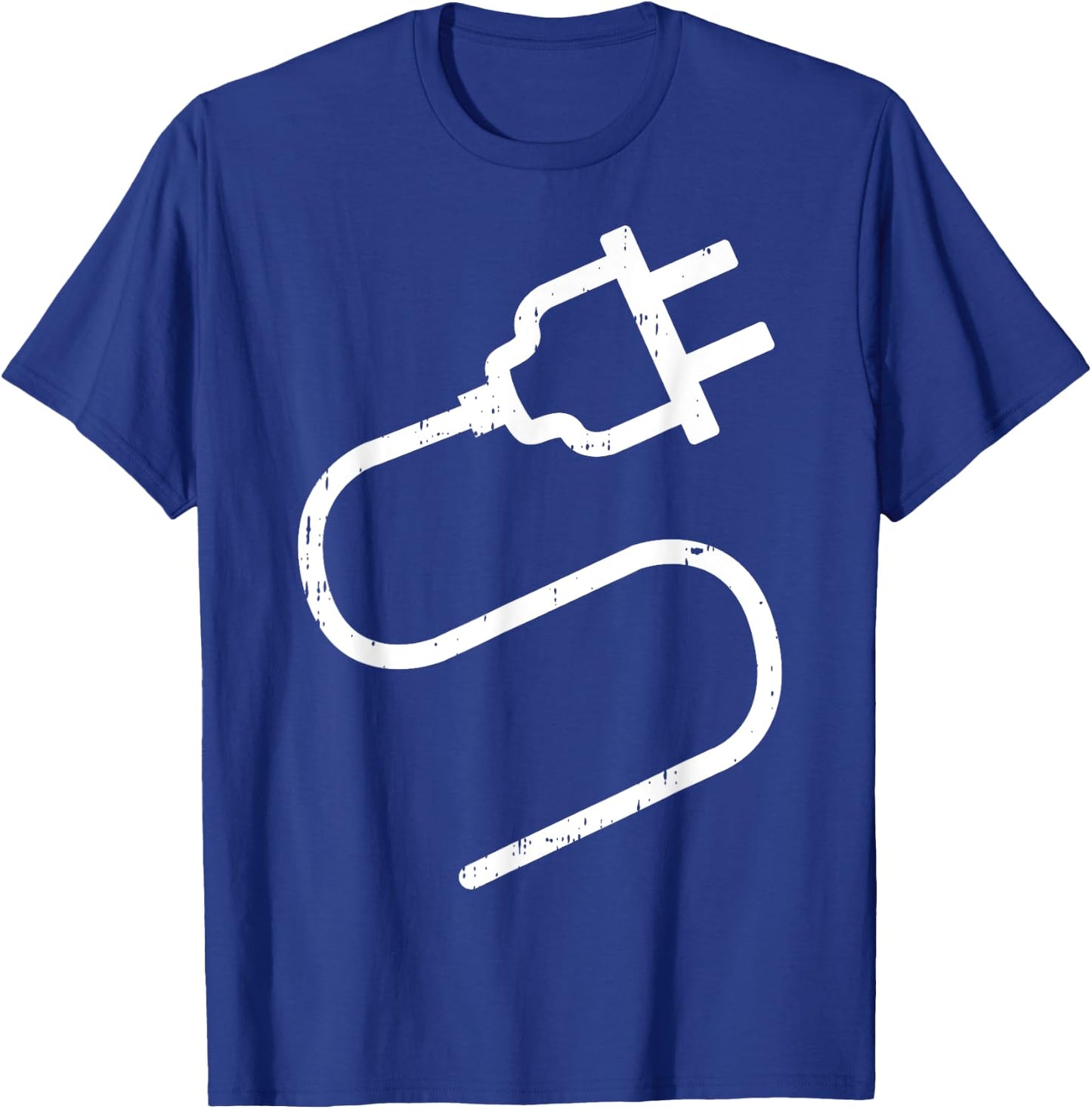 Couple Plug Socket Matching Costume Funny Halloween Gifts T-Shirt - T-Shirt | Royal