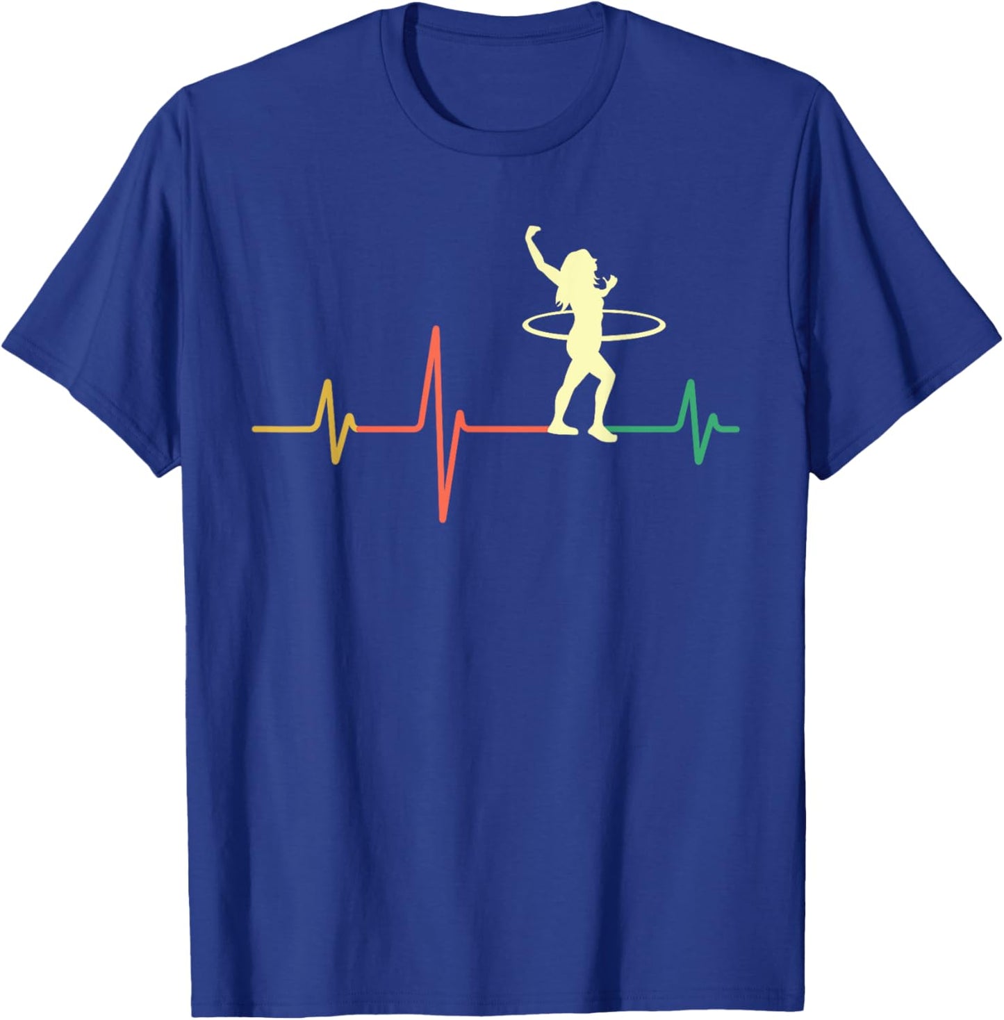 Hula Hoop Heartbeat T-Shirt - T-Shirt | Royal
