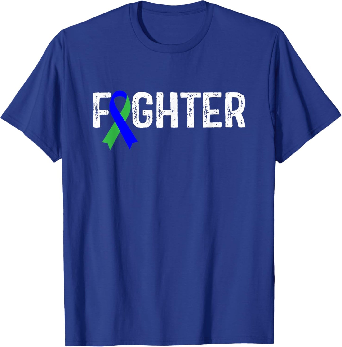 Fighter Neurofibromatosis NF Awareness T-Shirt - T-Shirt | Royal