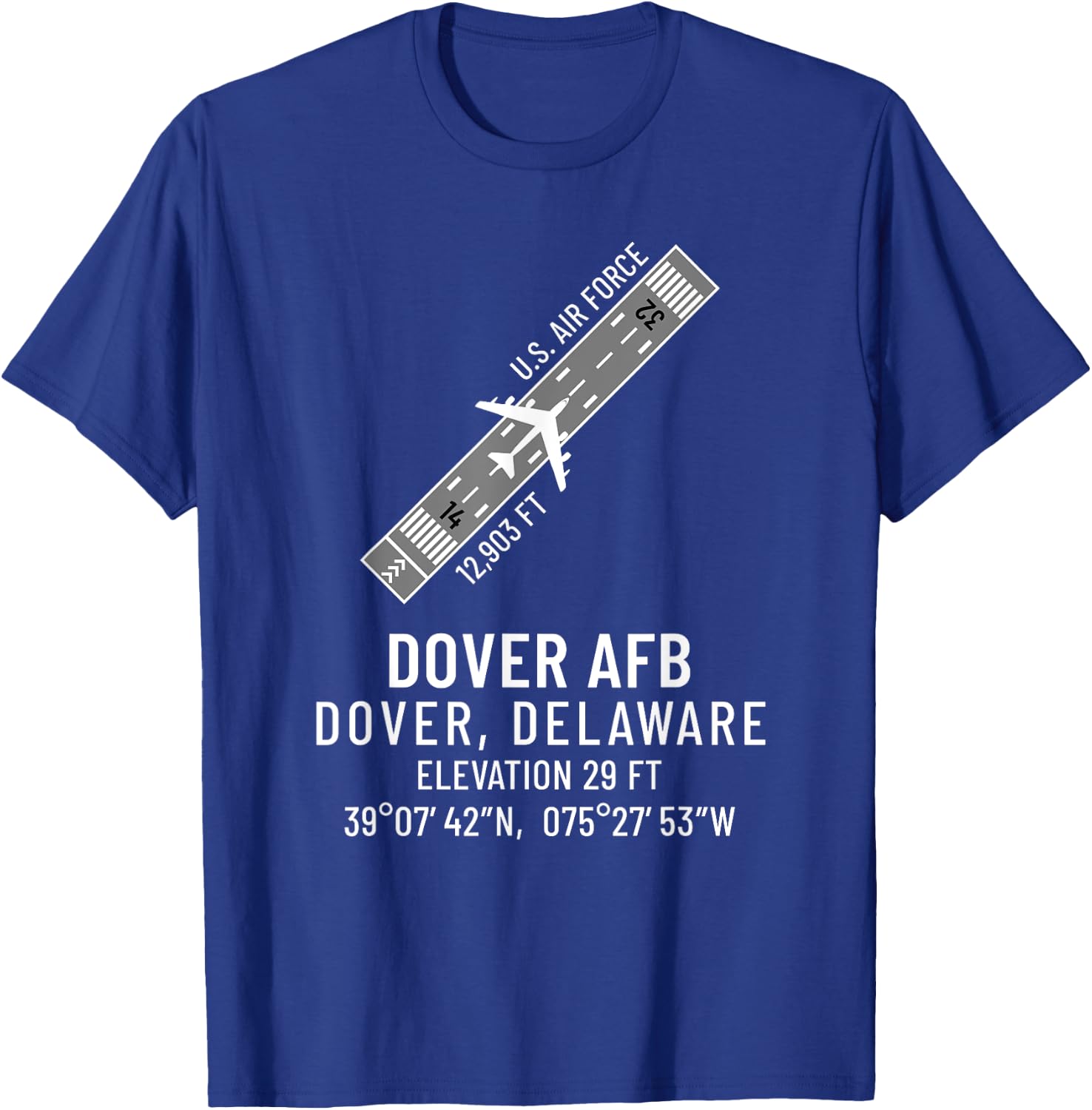 Dover AFB - Air Force Base T-Shirt - T-Shirt | Royal