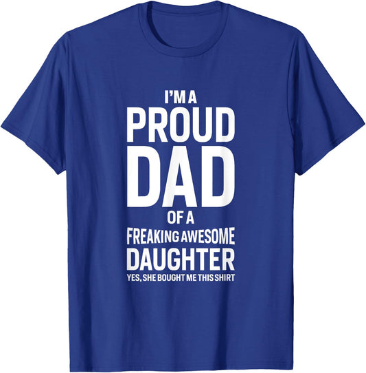 Best Dad, Father, Daddy Gag Gifts Men Shirts T-Shirt - T-Shirt | Royal