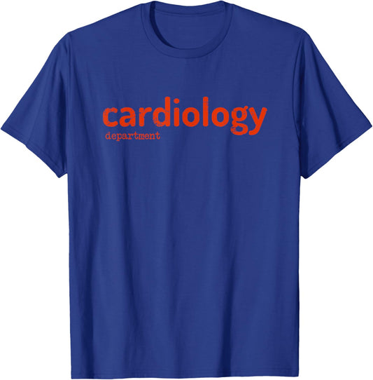Funny Cardiology Cardiologist Heart Surgeon Surgery Gift T-Shirt - T-Shirt | Royal