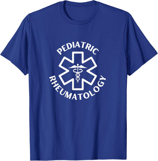 Pediatric Rheumatology Doctor Nurse Medical Caduceus T-Shirt - T-Shirt | Royal