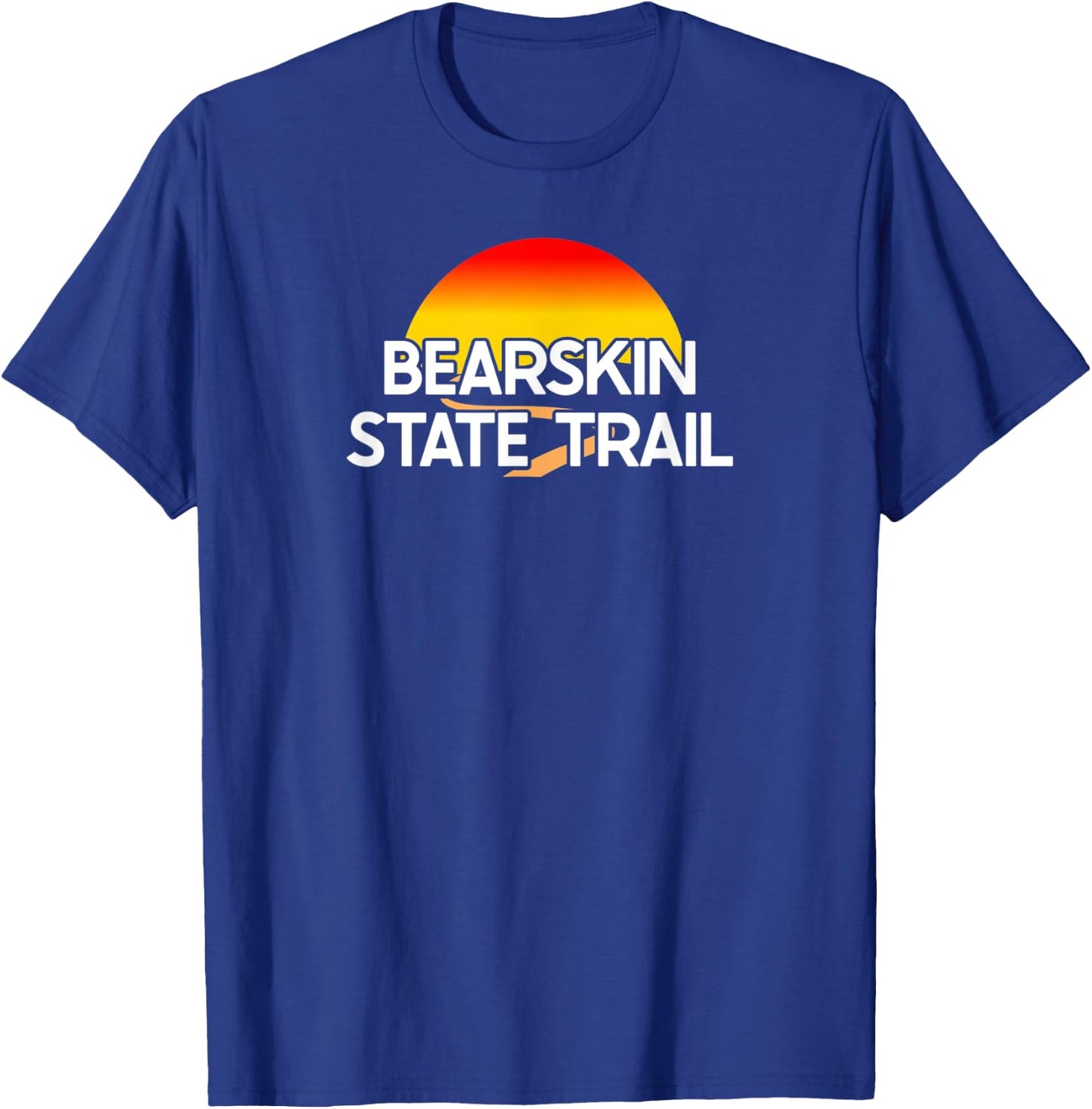 Bearskin State Trail USA Rail Trail Biking T-Shirt - T-Shirt | Royal