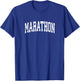 Marathon Florida FL Vintage Athletic Sports Design T-Shirt - T-Shirt | Royal