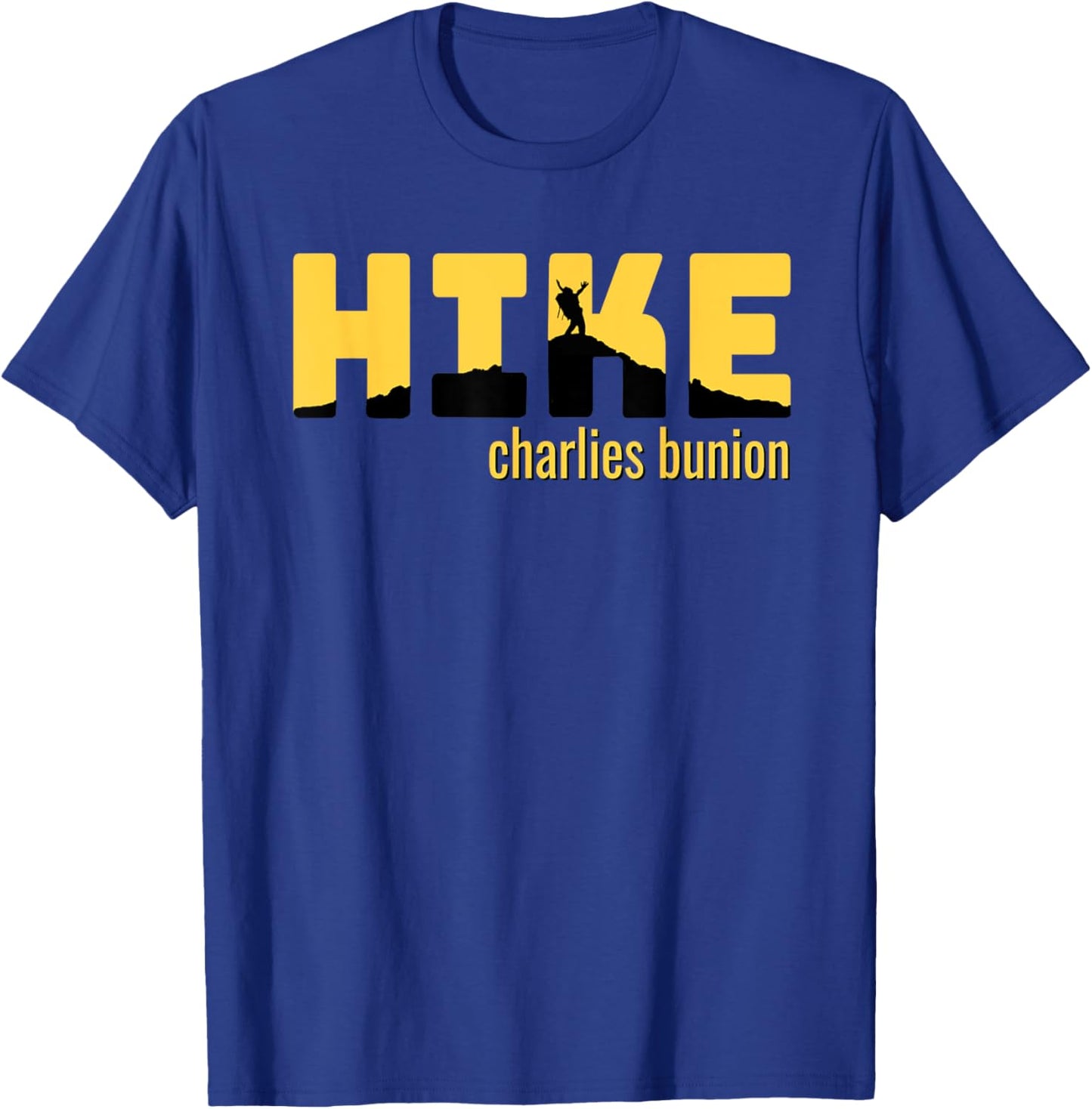 HIKE CHARLIES BUNION Classic Hiking T-Shirt - T-Shirt | Royal