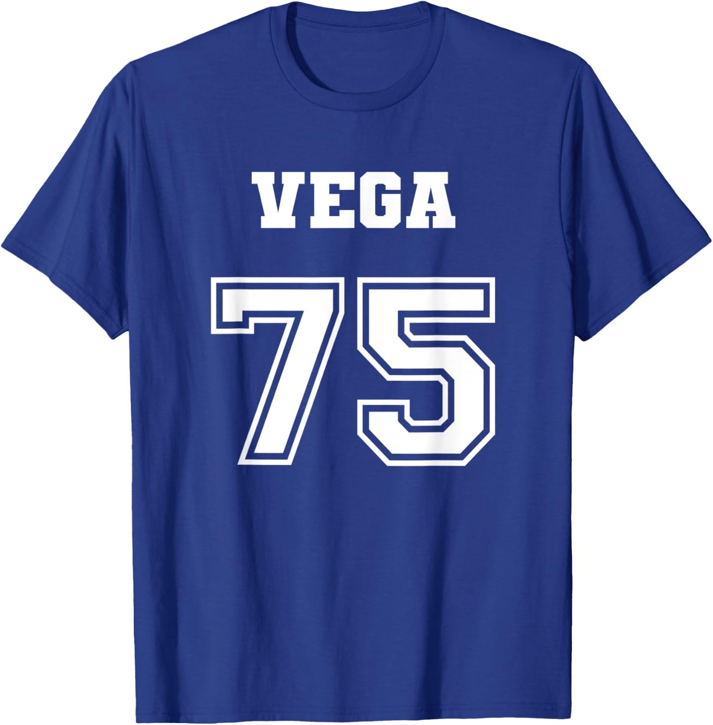 Jersey Style 1975 75 Vega Vintage Drag Racing Car T-Shirt - T-Shirt | Royal