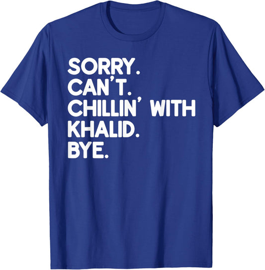 KHALID First Name Funny Personalized Named Friend Of T-Shirt - T-Shirt | Royal