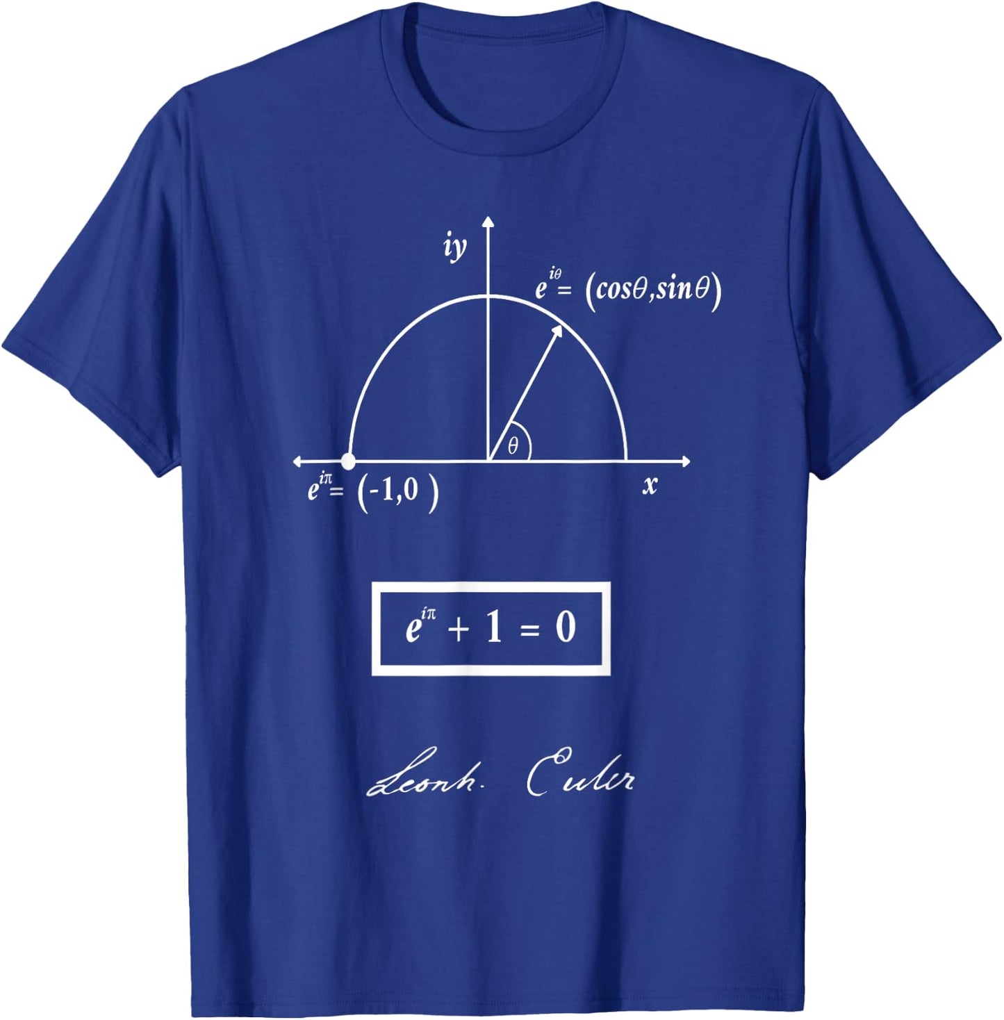 Euler Formula Maths T-Shirt - T-Shirt | Royal