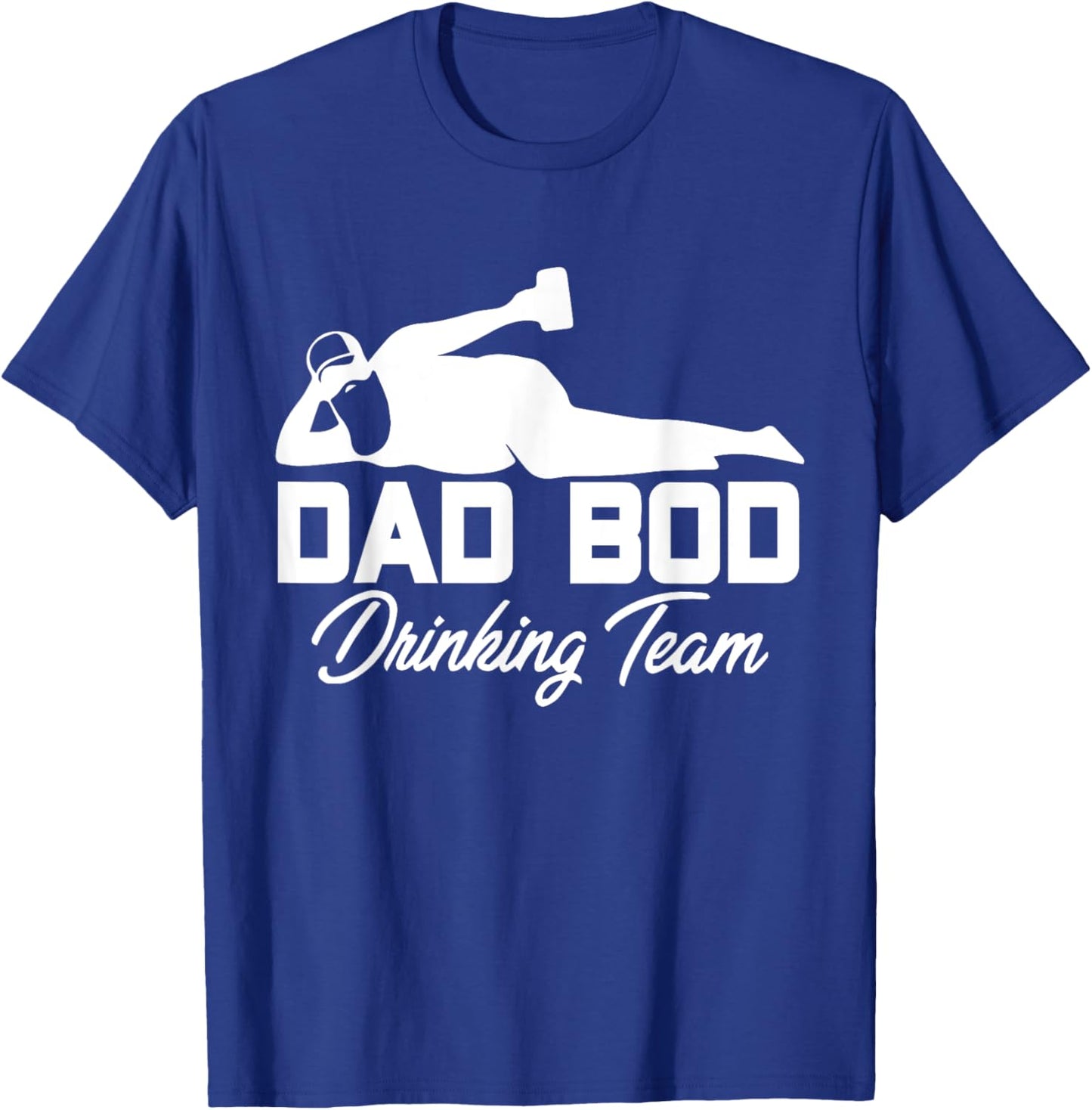 Dad Bod Drinking Team - Funny Father Beer Drinker T-Shirt - T-Shirt | Royal