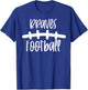 Braves Football School Spirit Team Mascot Game Night T-Shirt - T-Shirt | Royal