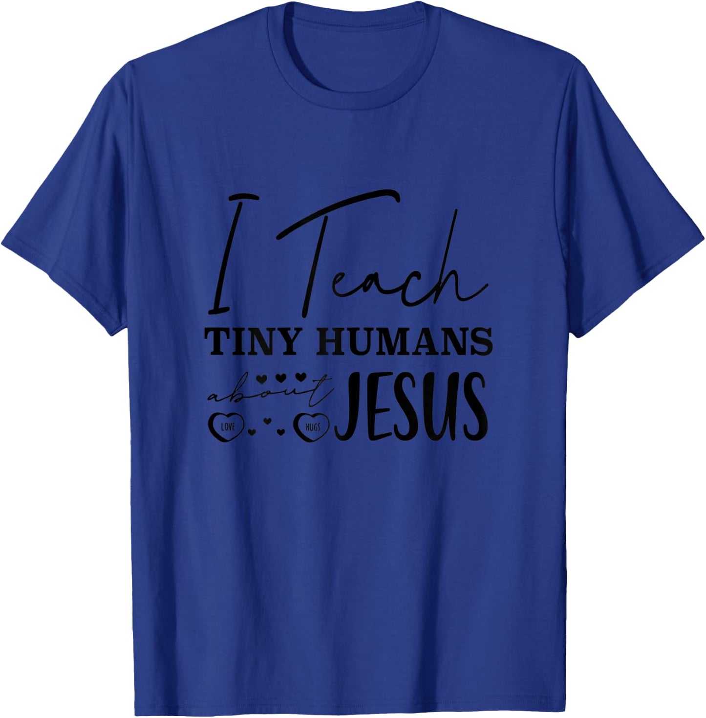Funny Christian Teacher Design Humor Cool Christian Teacher T-Shirt - T-Shirt | Royal